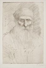 Head of a Man with a Long Beard. Creator: Alphonse Legros (French, 1837-1911).