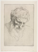 Head of a Man. Creator: Alphonse Legros (French, 1837-1911).