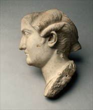 Head of a Woman (fragmentary), 100s. Creator: Unknown.
