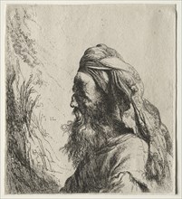Head of an Oriental, 1600s. Creator: Jan Lievens (Dutch, 1607-1674).