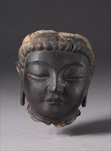 Head of Bodhisattva, 8th century. Creator: Unknown.