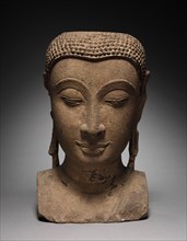 Head of Buddha, 1350-1425. Creator: Unknown.