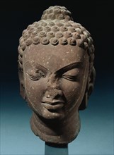Head of Buddha, 400s. Creator: Unknown.