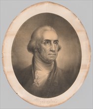 Head of George Washington, 1856. Creator: Rembrandt Peale (American, 1778-1860).