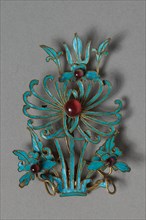 Headdress Ornament, 1800s-1900s. Creator: Unknown.