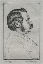 Henry Austin Dobson, No. 2, 1894. Creator: William Strang (British, 1859-1921).