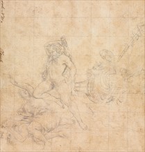 Hercules and the Girdle of Hippolyta, first quarter 1600. Creator: Filippo Napoletano (Italian, c. 1587-c. 1629).