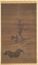 Herdboys and Buffalo in Landscapes, 1200s. Creator: Guo Min (Chinese, mid-late 1200s).