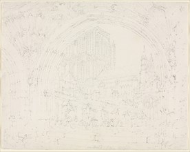 Hereford Cathedral, c. 1793. Creator: Joseph Mallord William Turner (British, 1775-1851).