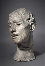 Heroic Head of Pierre de Wissant, One of the Burghers of Calais, 1886. Creator: Auguste Rodin (French, 1840-1917).