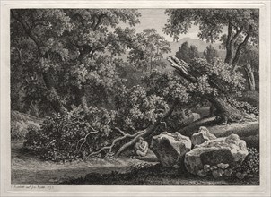 Heroic Landscape: The Satyr Playing the Flute, 1795. Creator: Johann Christian Reinhart (German, 1761-1847).