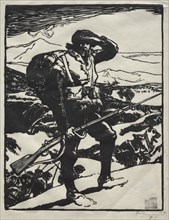 Histoire de la Guerre: Chaseur Alpin. Creator: Auguste Louis Lepère (French, 1849-1918).