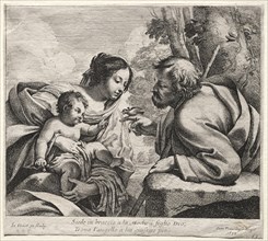 Holy Family, 1633. Creator: Simon Vouet (French, 1590-1649).