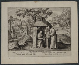 Holy Jerome. Creator: Hans Collaert (Flemish, 1566-1628).