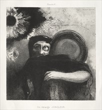Homage to Goya: A Strange Juggler, 1885. Creator: Odilon Redon (French, 1840-1916); Lemercier & Cie..