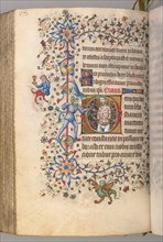 Hours of Charles the Noble, King of Navarre (1361-1425), fol. 279v, St. Sebastian, c. 1405. Creator: Master of the Brussels Initials and Associates (French).