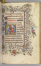 Hours of Charles the Noble, King of Navarre (1361-1425), fol. 281r, SS. Cosmas and Damien, c. 1405. Creator: Master of the Brussels Initials and Associates (French).