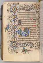 Hours of Charles the Noble, King of Navarre (1361-1425), fol. 299v, St. Agnes, c. 1405. Creator: Master of the Brussels Initials and Associates (French).