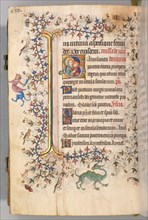 Hours of Charles the Noble, King of Navarre (1361-1425), fol. 313v, Virgin and Child, c. 1405. Creator: Master of the Brussels Initials and Associates (French).