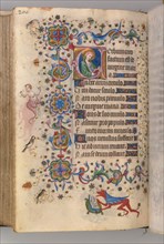 Hours of Charles the Noble, King of Navarre (1361-1425): fol. 102v, Text, c. 1405. Creator: Master of the Brussels Initials and Associates (French).