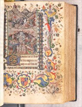 Hours of Charles the Noble, King of Navarre (1361-1425): fol. 106r, Last Judgment, c. 1405. Creator: Master of the Brussels Initials and Associates (French).