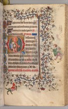 Hours of Charles the Noble, King of Navarre (1361-1425): fol. 267r, St. Bartholomew, c. 1405. Creator: Master of the Brussels Initials and Associates (French).