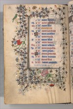 Hours of Charles the Noble, King of Navarre (1361-1425): fol. 5v, May, c. 1405. Creator: Master of the Brussels Initials and Associates (French).
