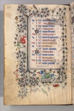 Hours of Charles the Noble, King of Navarre (1361-1425): fol. 8v, August, c. 1405. Creator: Master of the Brussels Initials and Associates (French).