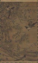 Hundred Birds and the Three Friends, first quarter of the 1400s. Creator: Bian Wenjin (Chinese, about 1354-1428).