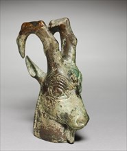 Ibex-Head Ornament, c. 525-450 BC. Creator: Unknown.