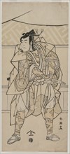 Ichikawa Monnosuke II as a Samurai, 1791. Creator: Katsukawa Shunei (Japanese, 1762-1819).