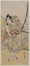 Ichikawa Monnosuke II as Soga no Goro, c. late 1770s. Creator: Katsukawa Shunko (Japanese, 1743-1812).