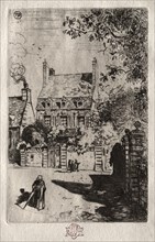 In Province: The House at Orléans, c. 1875. Creator: Félix Hilaire Buhot (French, 1847-1898).