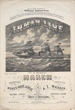 Inman Line March, 1872. Creator: J. H. Bufford (American, 1810-1870).