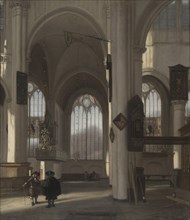 Interior of a Church, c. 1680. Creator: Emanuel de Witte (Dutch, ca. 1617-1692).