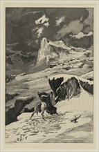 Intermezzo: Battling Centaurs (Opus IV, 4), 1881. Creator: Max Klinger (German, 1857-1920).