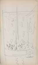 Italian Sketchbook: Boat with Figures (page 172), 1898-1899. Creator: Maurice Prendergast (American, 1858-1924).