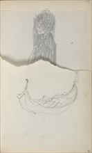 Italian Sketchbook: Gondola (page 46), 1898-1899. Creator: Maurice Prendergast (American, 1858-1924).