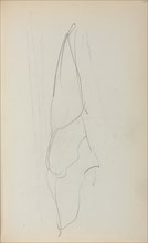 Italian Sketchbook; Sail (page 70), 1898-1899. Creator: Maurice Prendergast (American, 1858-1924).