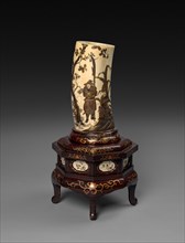 Ivory Tusk Vase, c1800s. Creator: Unknown.
