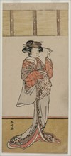 Iwai Hanshiro IV as Oiso no Tora, c. mid-1770s. Creator: Katsukawa Shunko (Japanese, 1743-1812).