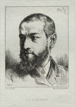J. J. Guiffrey, 1866. Creator: Charles-Émile Jacque (French, 1813-1894).