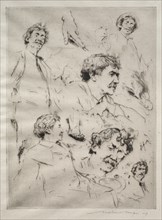James MacNeill Whistler. Creator: Mortimer Menpes (British, 1860-1938).