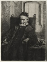 Jan Lutma, Goldsmith, 1656. Creator: Rembrandt van Rijn (Dutch, 1606-1669).