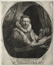 Jan Uytenbogaert, Preacher of the Remonstrants, 1635. Creator: Rembrandt van Rijn (Dutch, 1606-1669).