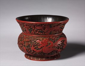 Jar with Dragon and Phoenix Design, 1522-66. Creator: Unknown.