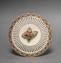 Jar: Satsuma Ware (lid), 19th century. Creator: Unknown.