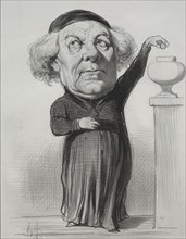 Jean Jacques Fayet, Bishop of Orleans, 1849. Creator: Honoré Daumier (French, 1808-1879).