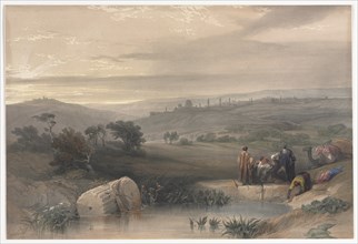 Jerusalem from the North, 1839. Creator: David Roberts (British, 1796-1864).