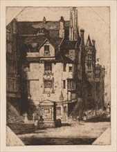 John Knox's House, 1905. Creator: David Young Cameron (British, 1865-1945).